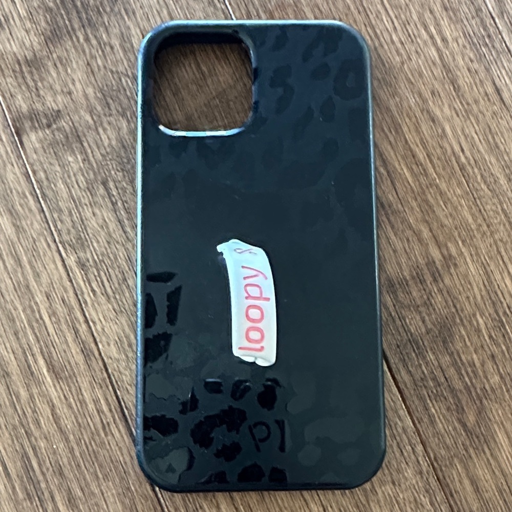 iPhone 12 Loopy Case Midnight Leopard Phone Cover